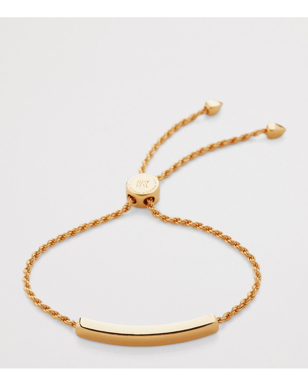 Monica Vinader Metallic Vermeil Linear Friendship Bracelet