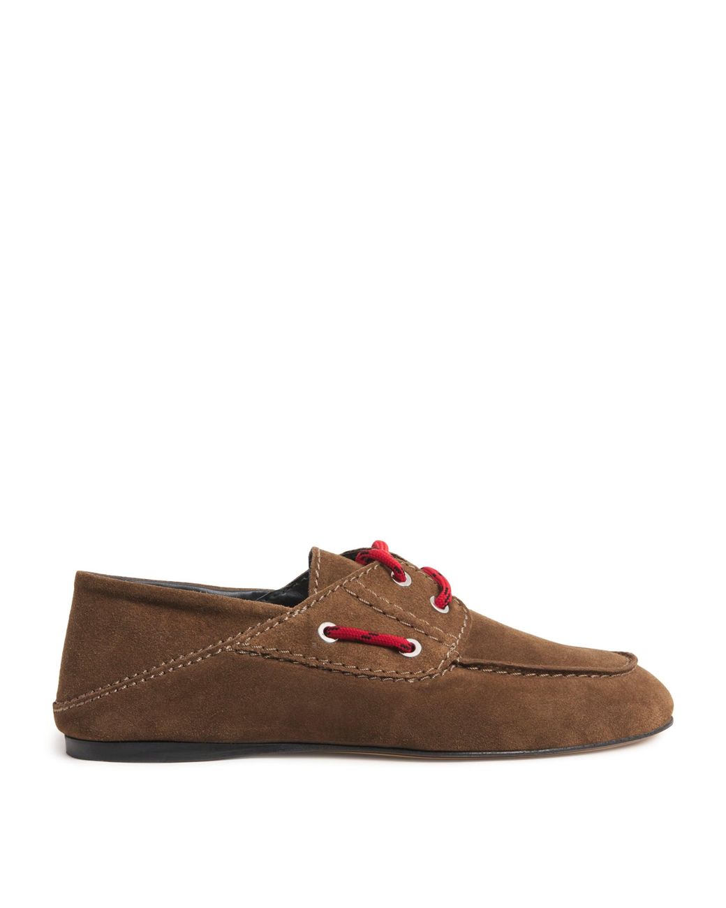 Sandro Brown Suede Boat Shoes