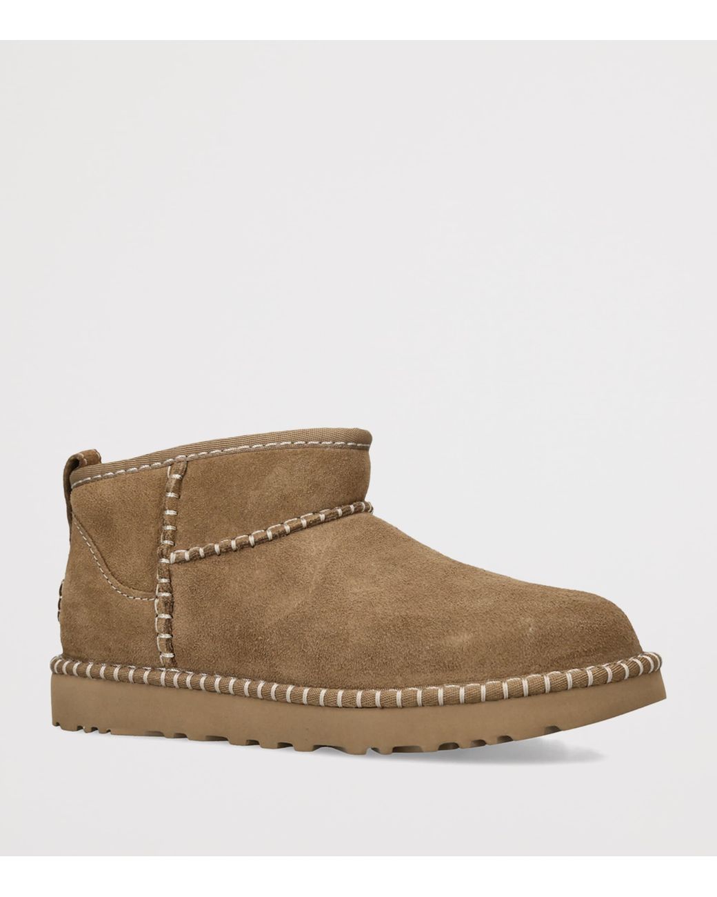 Ugg Brown Suede Classic Ultra Mini Boots