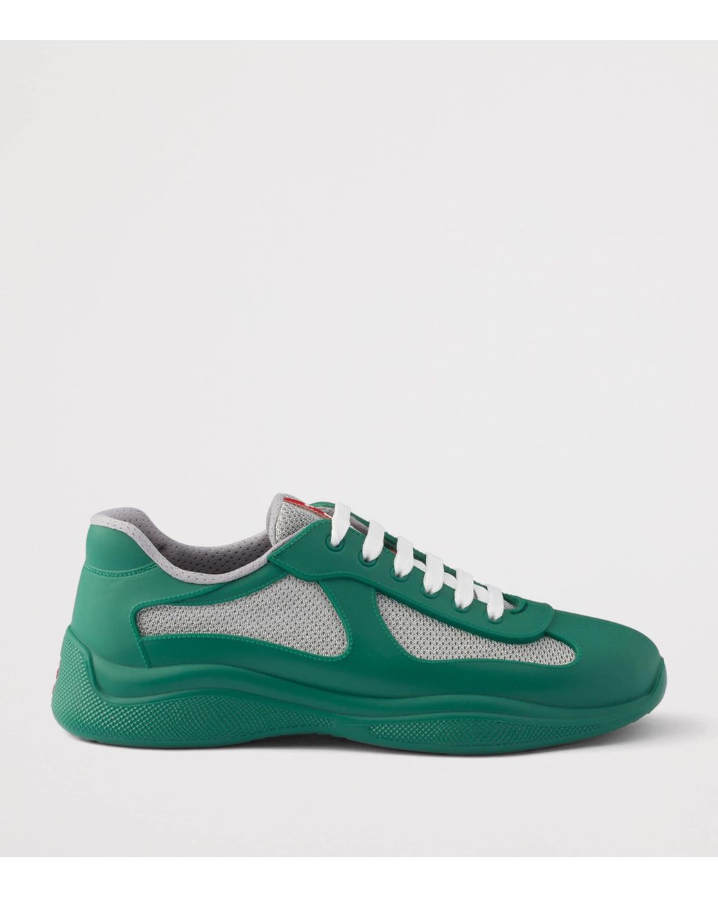 Prada Green Rubber America's Cup Sneakers for men