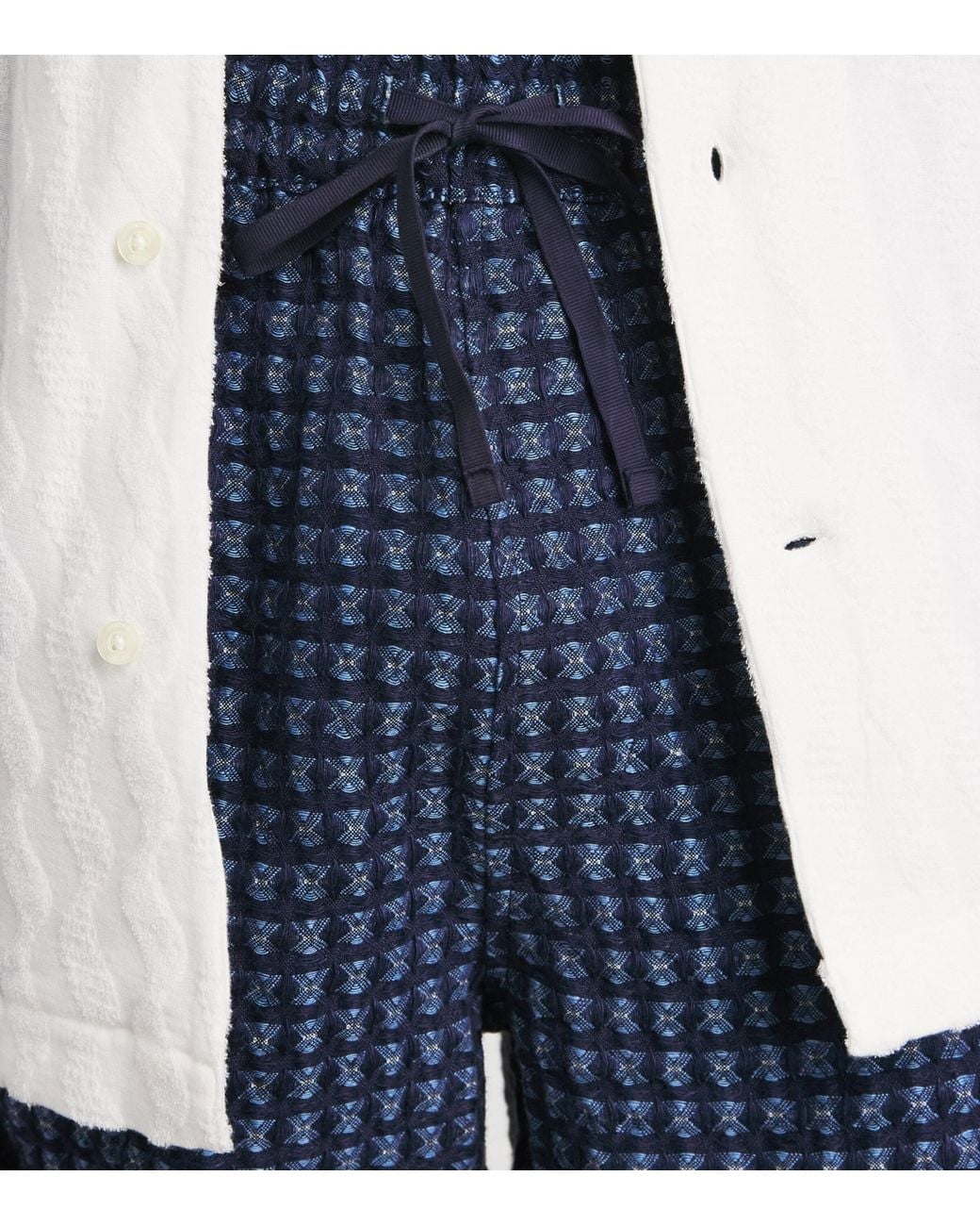 CHE Blue Linen Riita Shorts for men
