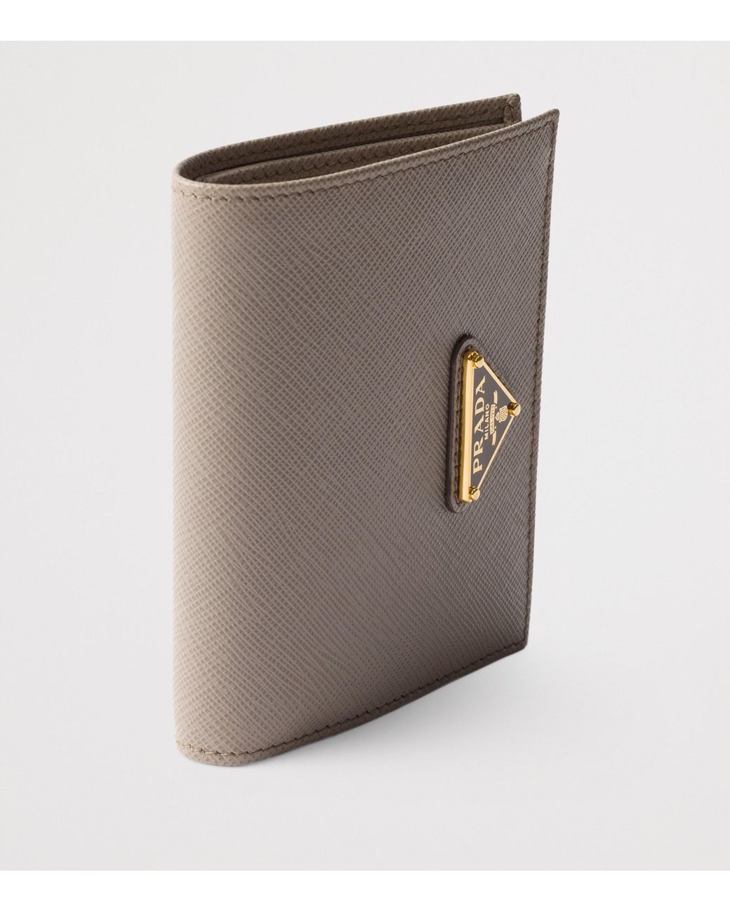 Prada Natural Small Saffiano Leather Wallet