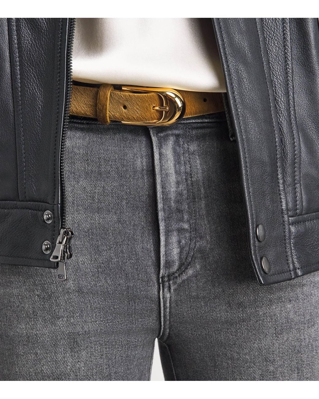 PAIGE Gray Laurel Canyon Bootcut Jeans