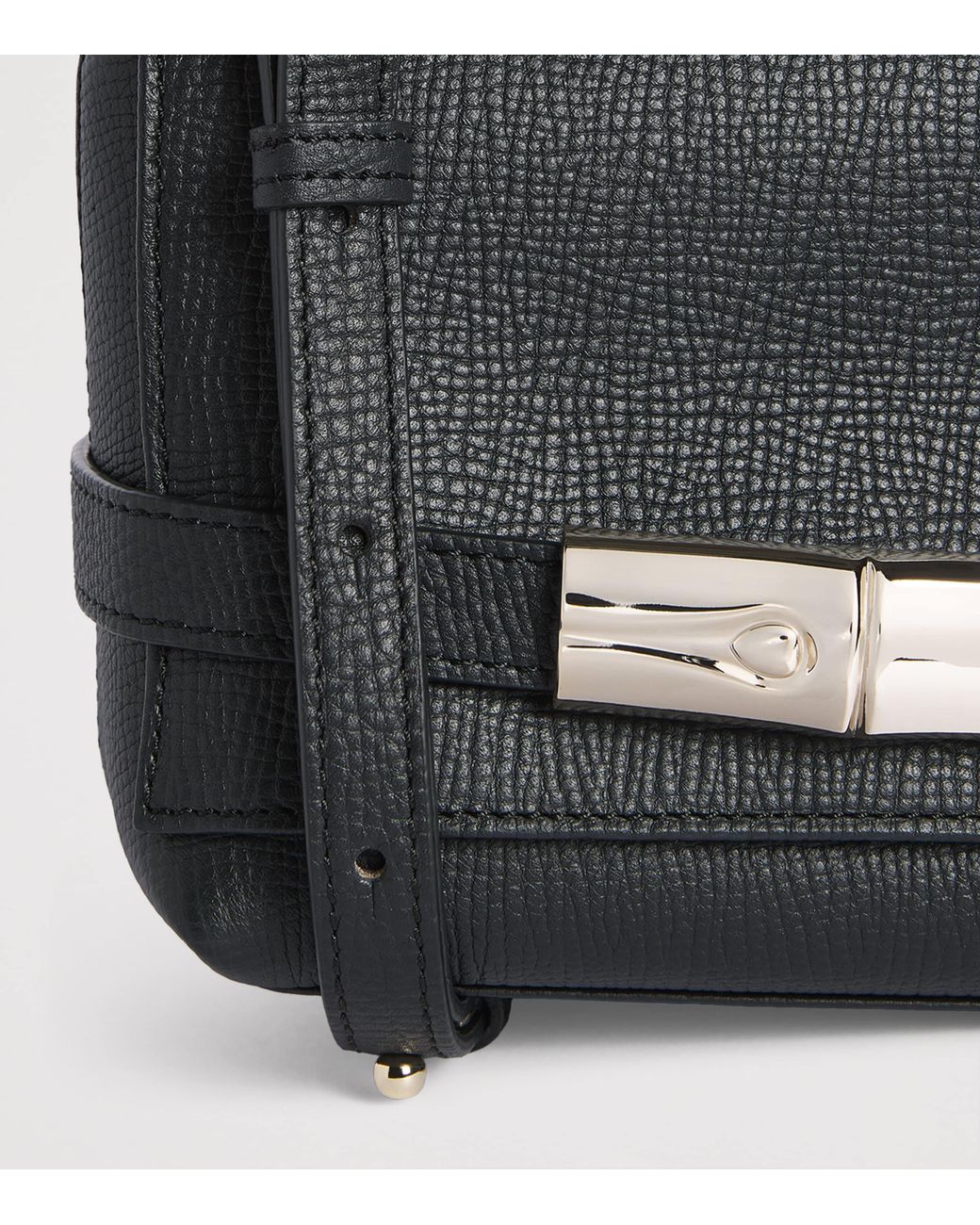 Longchamp Black Leather Le Smart Cross-Body Bag