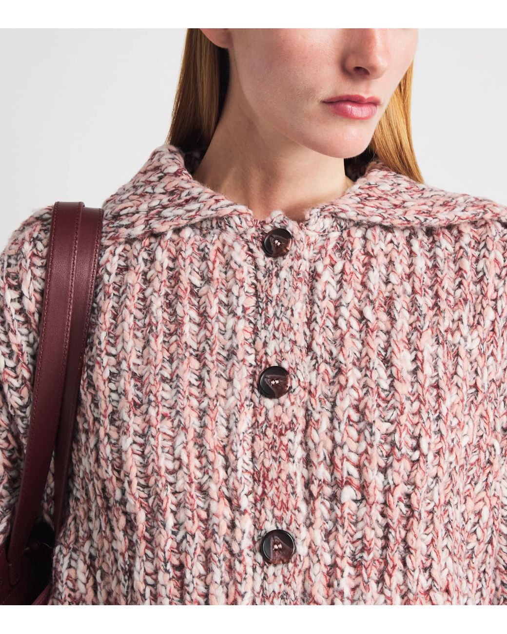 Ulla Johnson Pink Collared Louise Cardigan