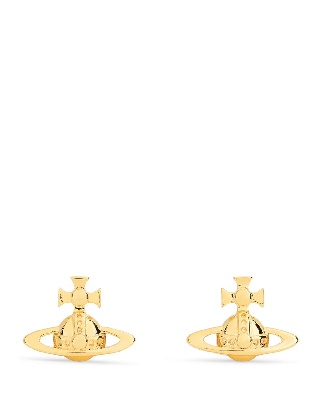Vivienne Westwood Metallic Lorelei Orb Stud Earrings for men