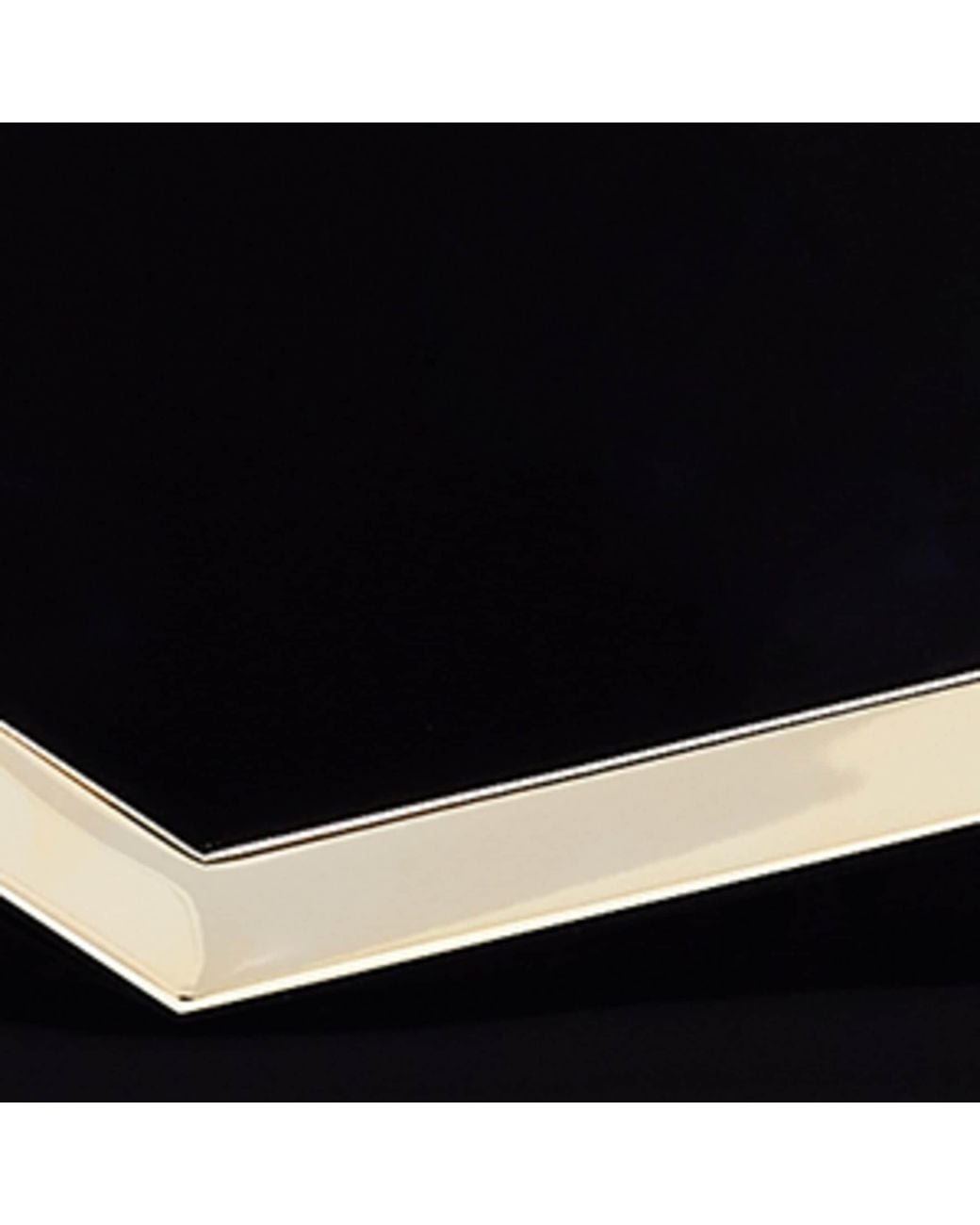 Jimmy Choo Black Patent Emmie Clutch Bag