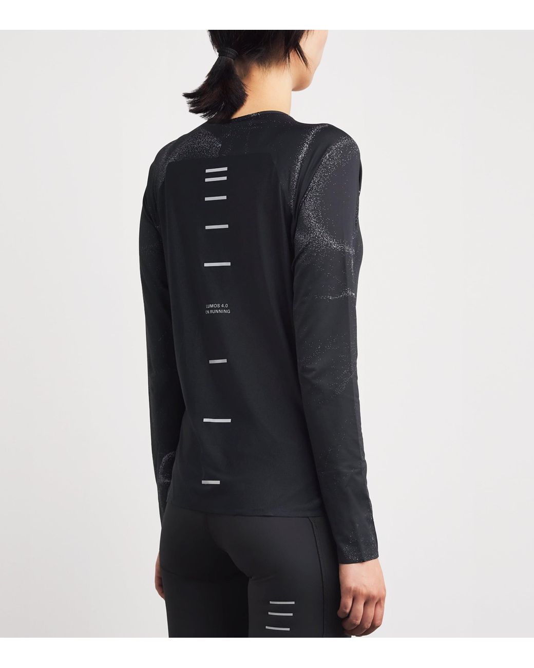 On Shoes Blue Lumos Performance Lg-Sleeve T-Shirt