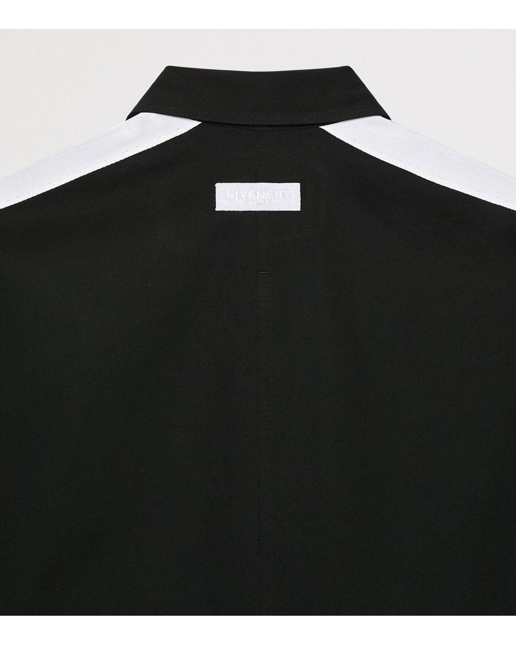 Givenchy Black Cotton Couture Seam Overshirt for men
