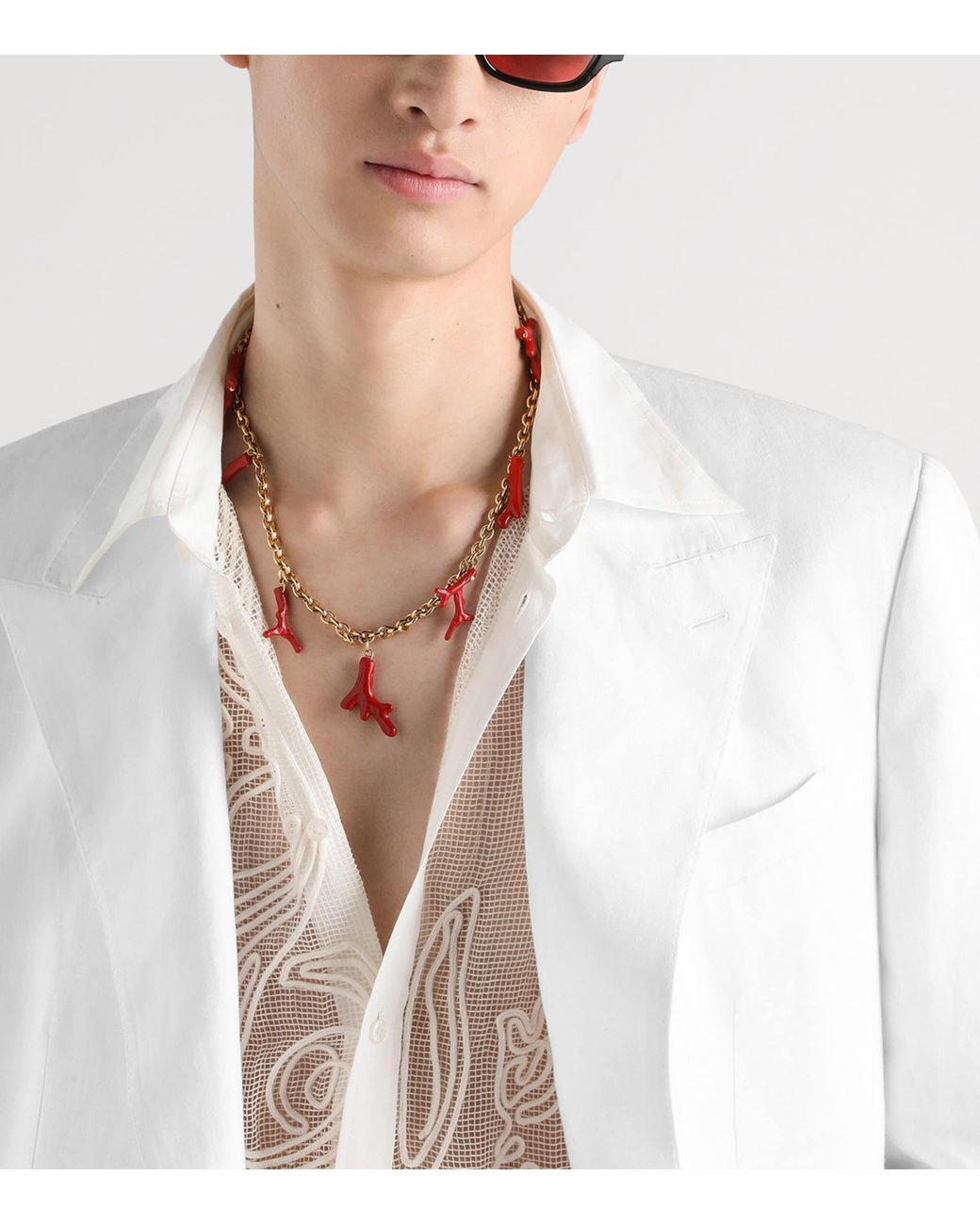 Dolce & Gabbana White Linen Sicilia Suit Jacket for men