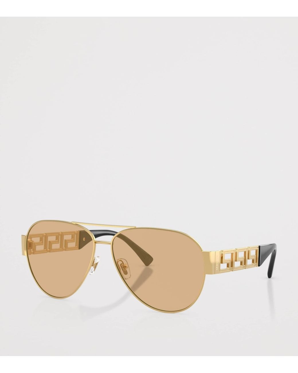Versace Natural Metal Ve2289 Pilot Sunglasses for men