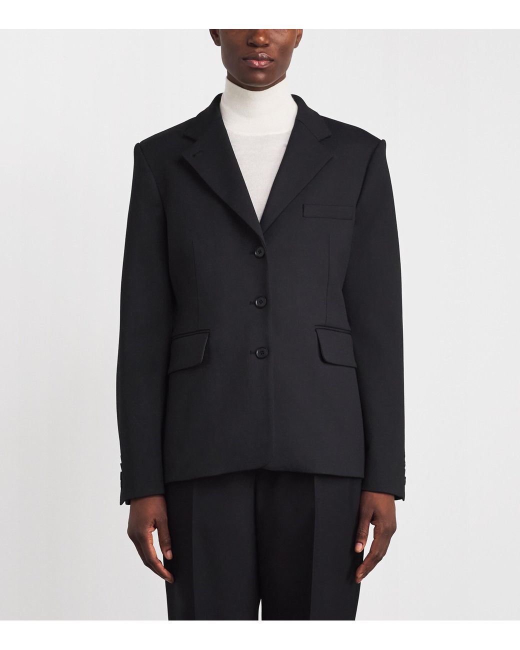 Almada Label Black Cillian Tailored Blazer