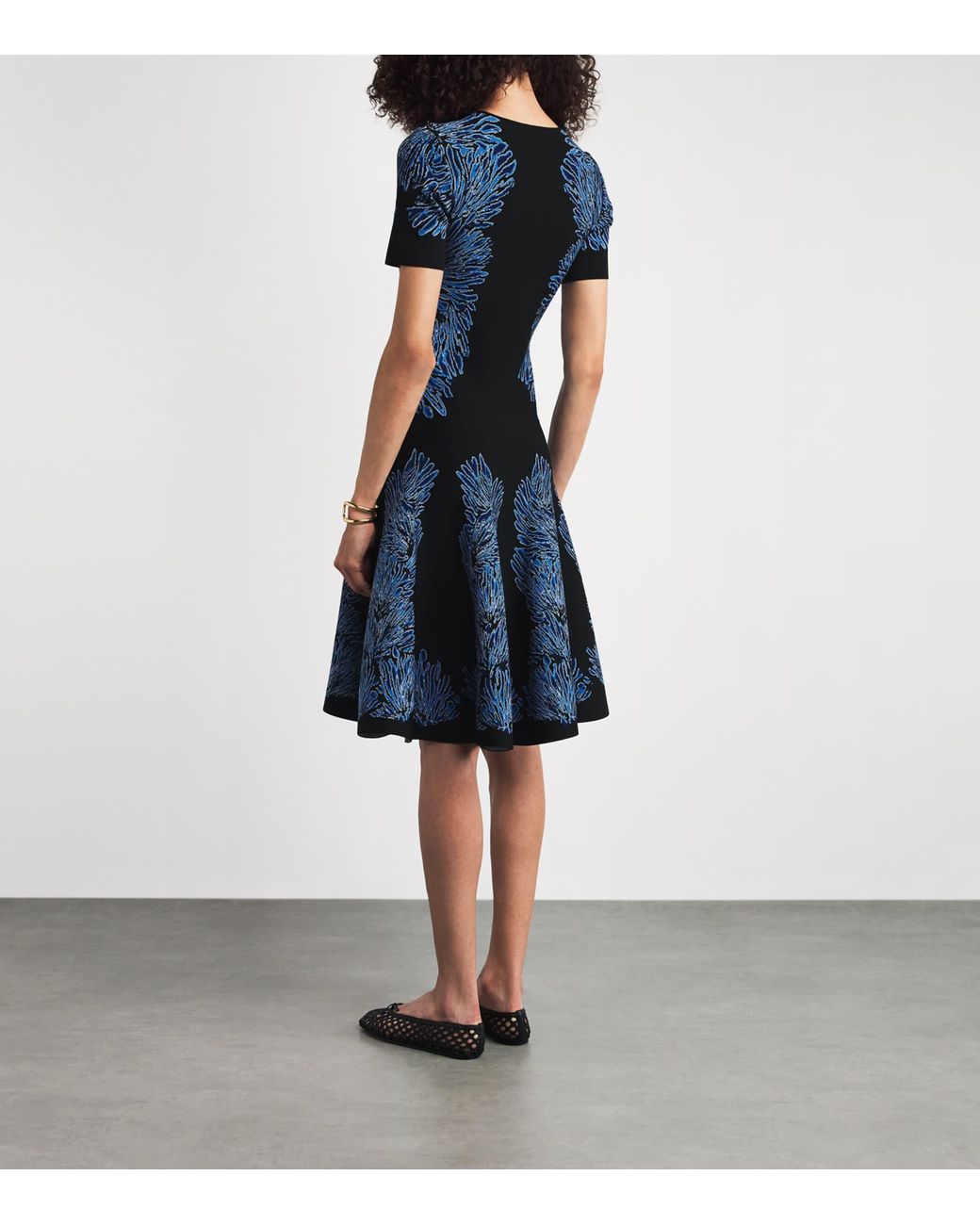 Ulla Johnson Blue Knitted Sofie Mini Dress