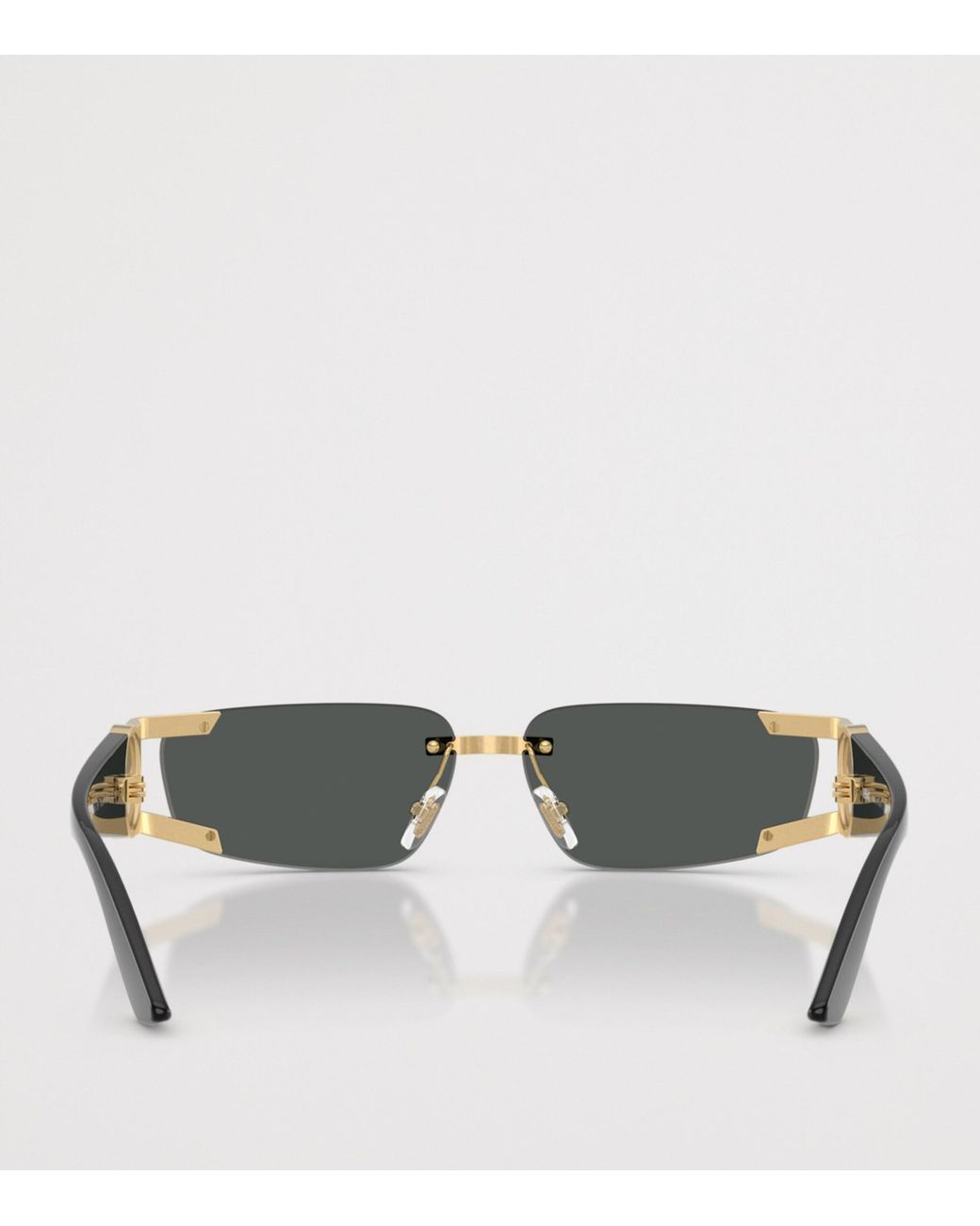 Versace Metallic Metal Ve2291 Rectangle Sunglasses for men