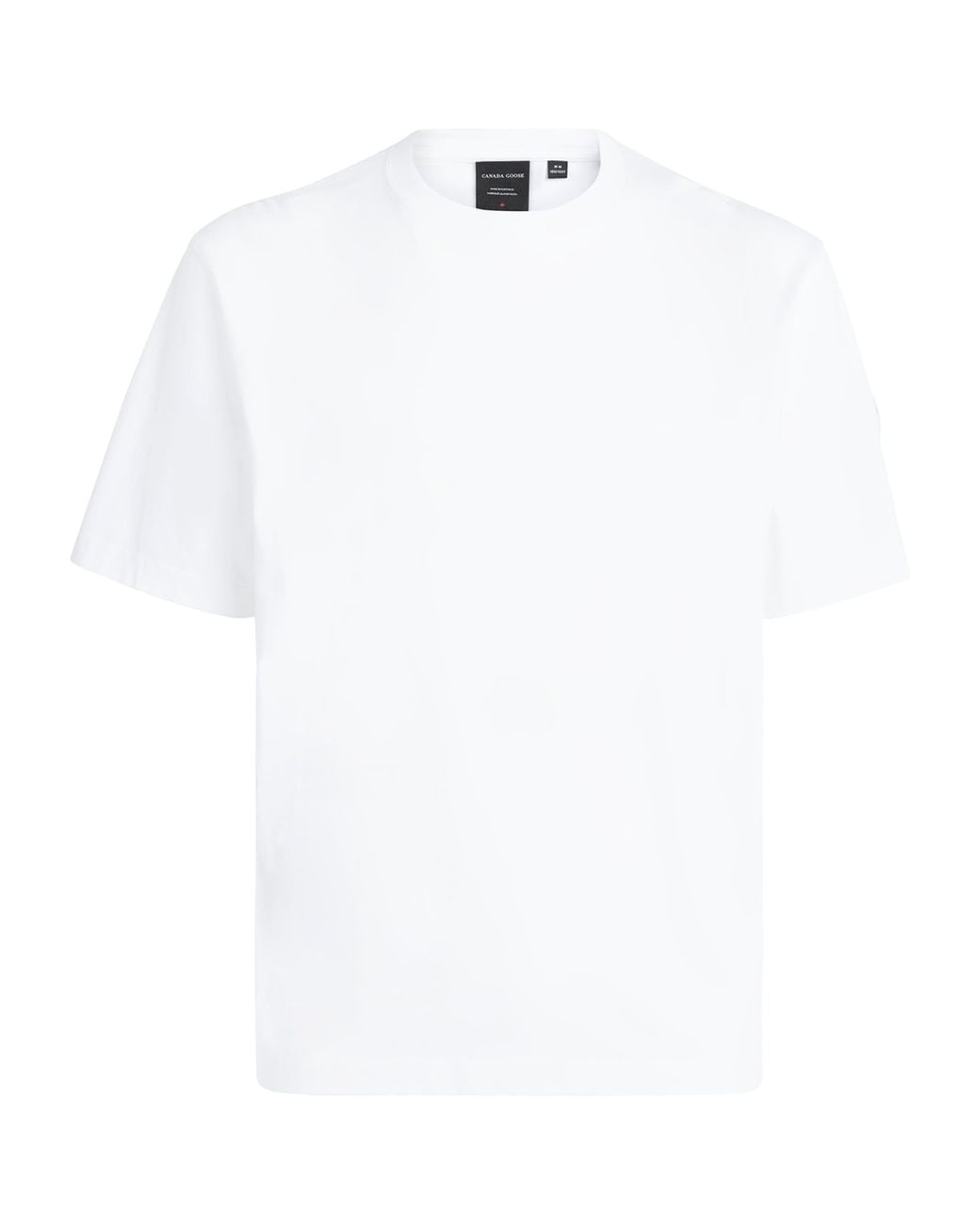 Canada Goose White Organic Cotton Novo T-Shirt for men