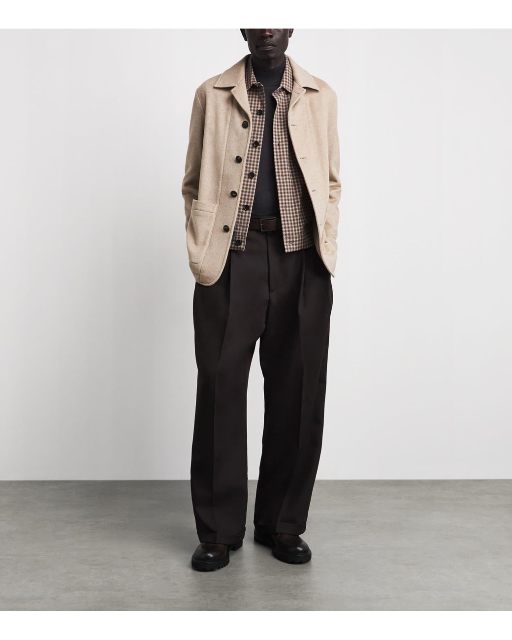 Pal Zileri Natural Cashmere Blouson Jacket for men