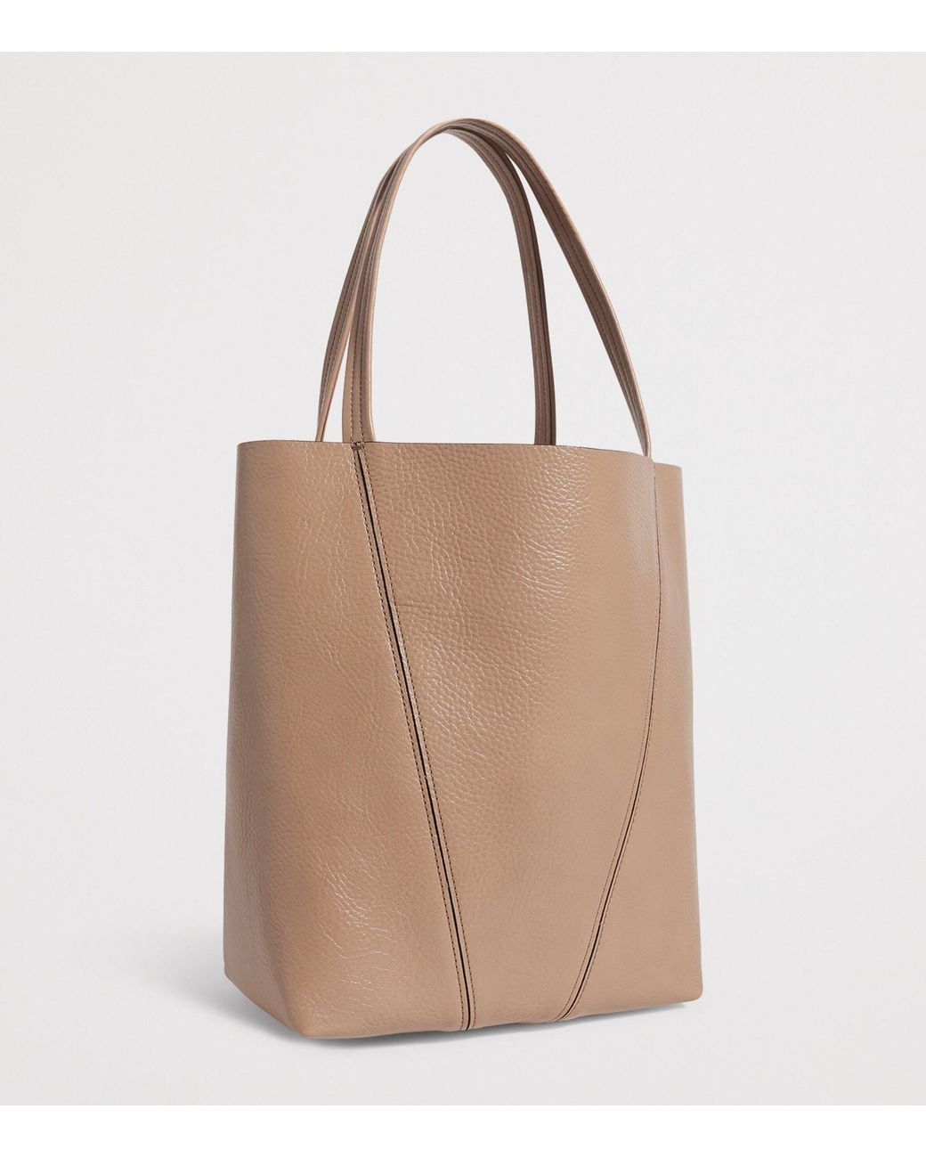 Chloé Brown Medium Leather Spin Tote Bag