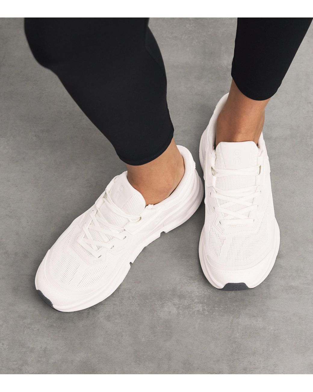 On Shoes White Cloudnova Rift Trainers