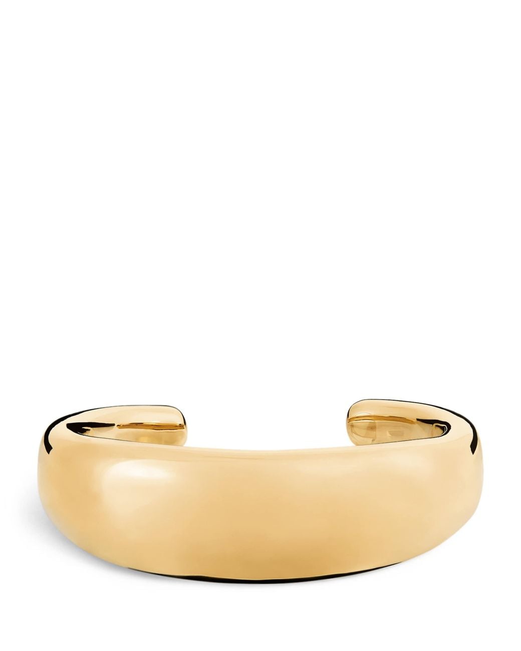 LIE STUDIO Natural Plated Emma Cuff Bangle