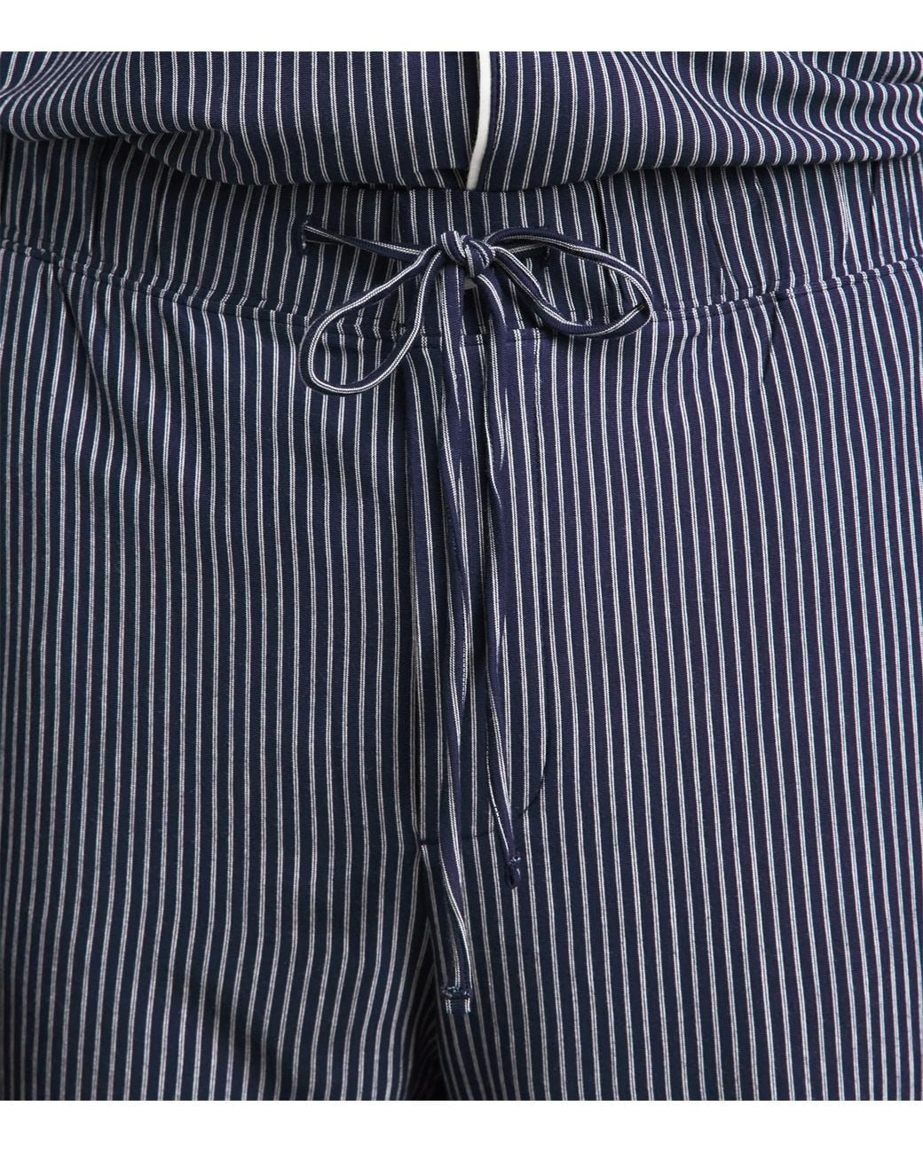 Eberjey Blue Modal Stripe William Long Pyjama Set for men
