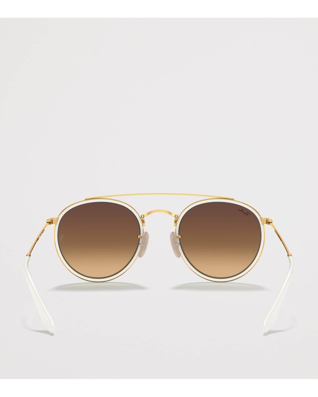 Ray-Ban Blue Round Double-Bridge Sunglasses