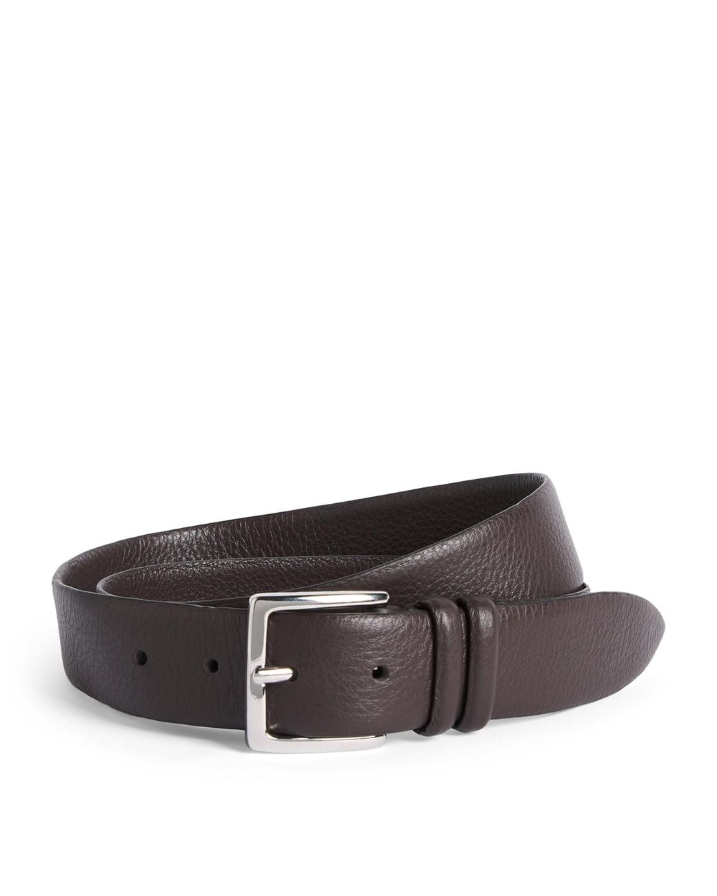 Jacob Cohen Brown Leather Buckle Belt for men