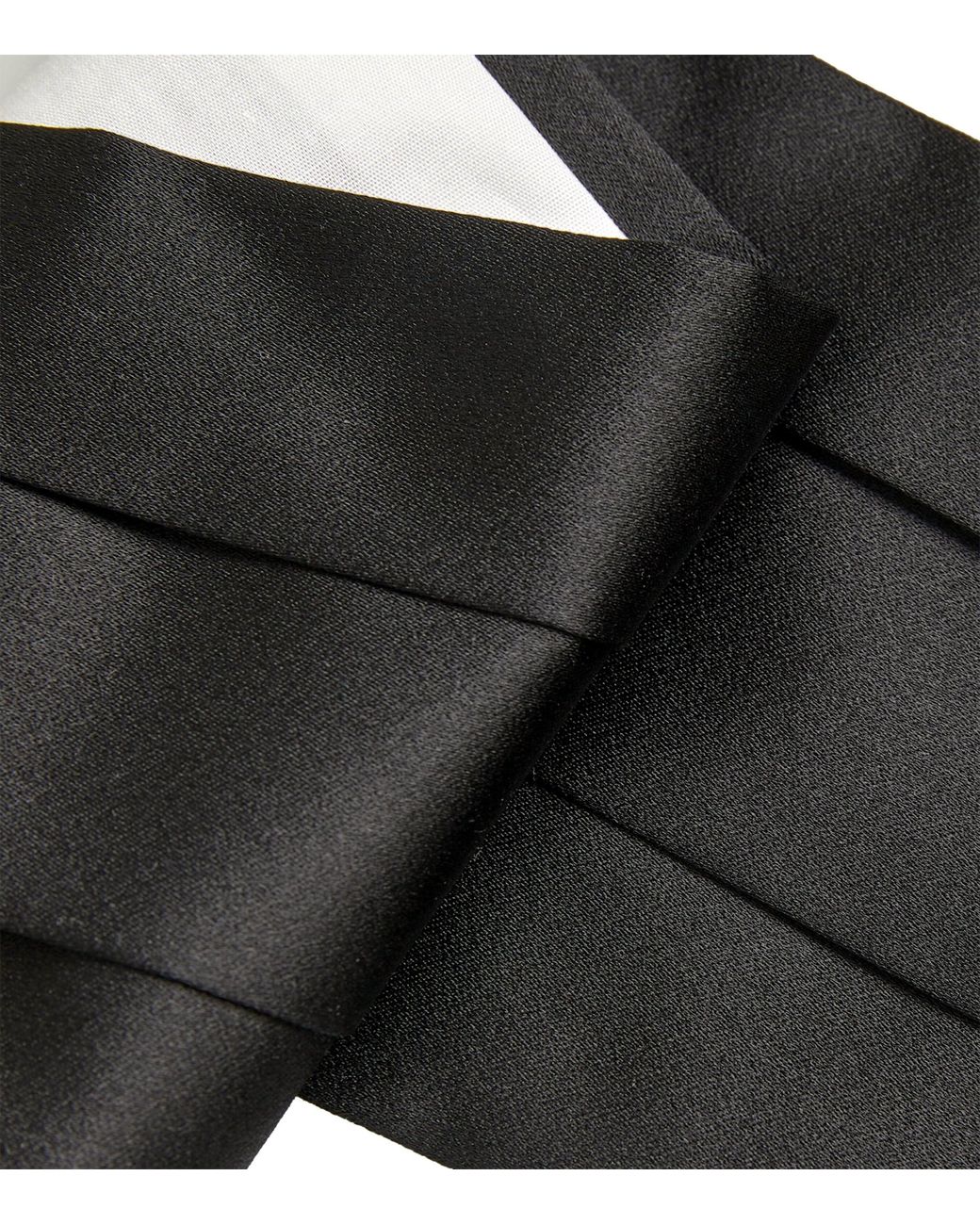 Canali Black Silk Cummerbund for men