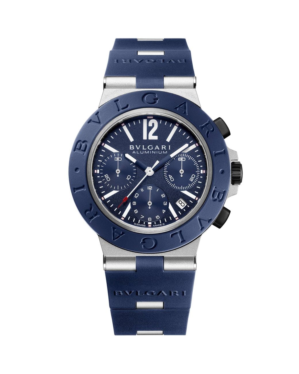 BVLGARI Blue Aluminium Watch for men