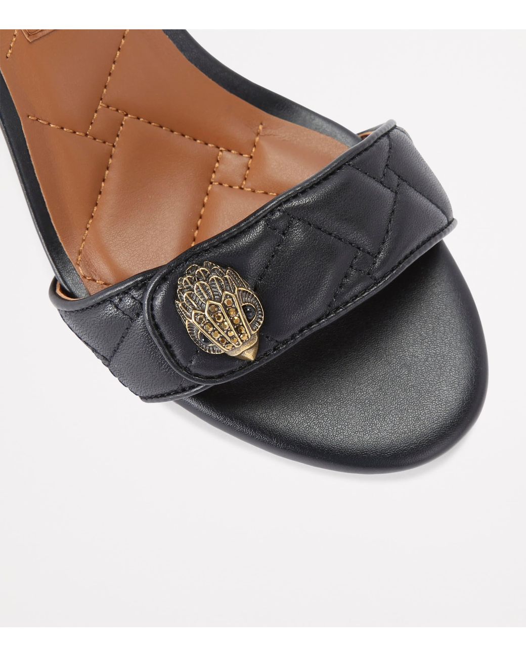 Kurt Geiger Metallic Kensington Langley Heeled Sandals