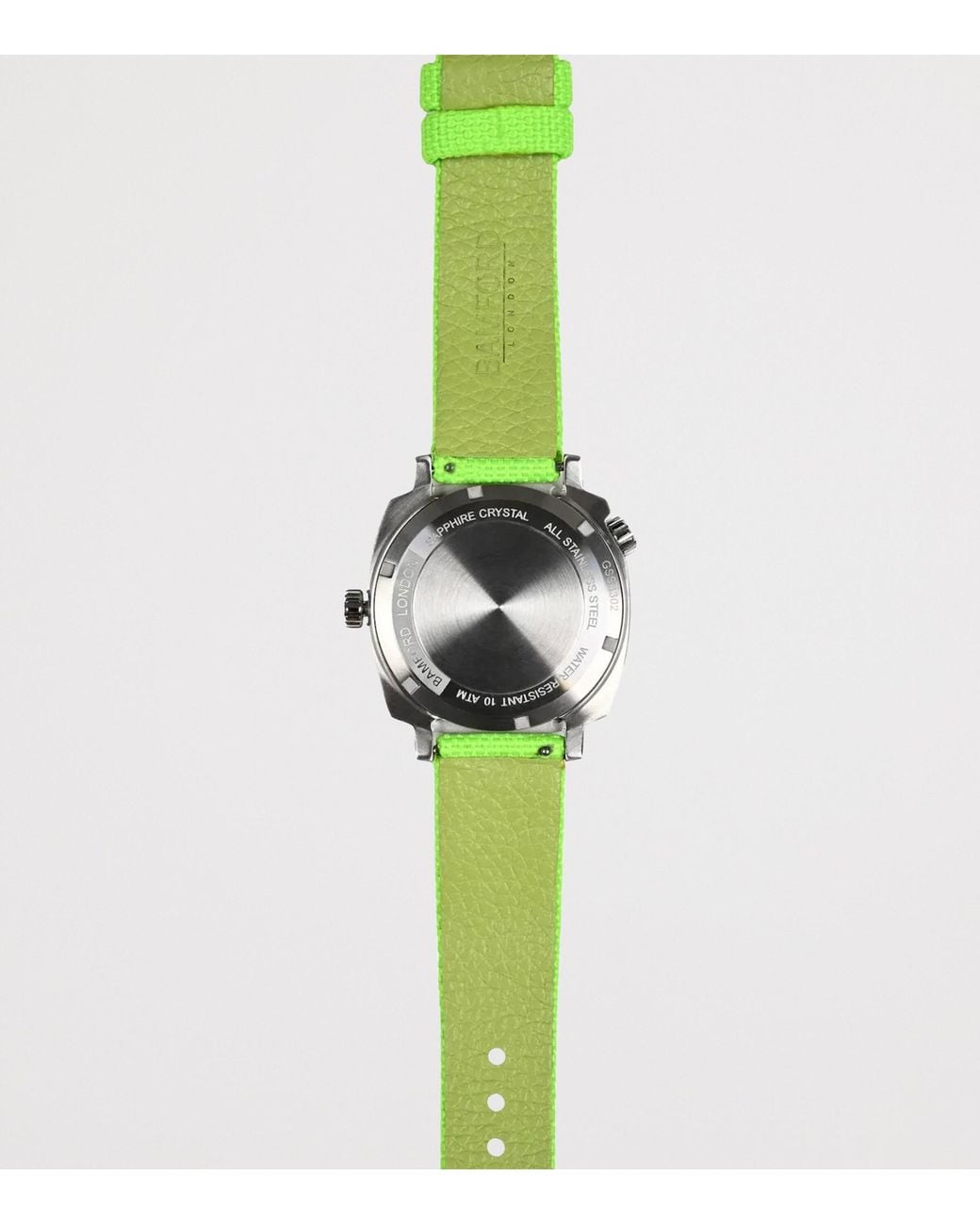 BAMFORD LONDON Green Stainless Steel Gmt Electric Watch