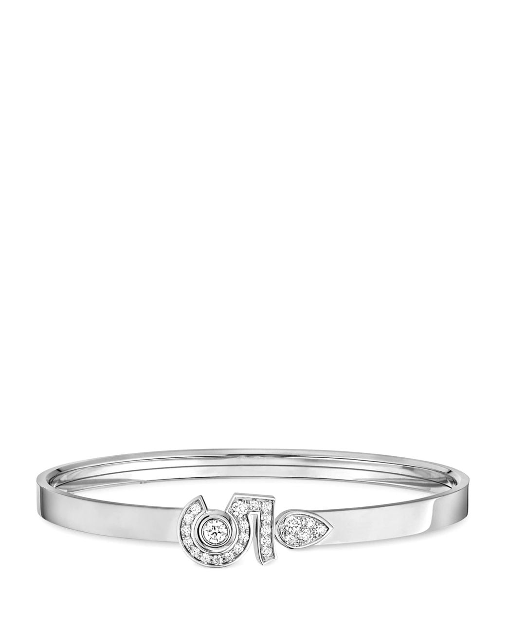 Chanel Metallic And Diamond Eternal N°5 Bangle