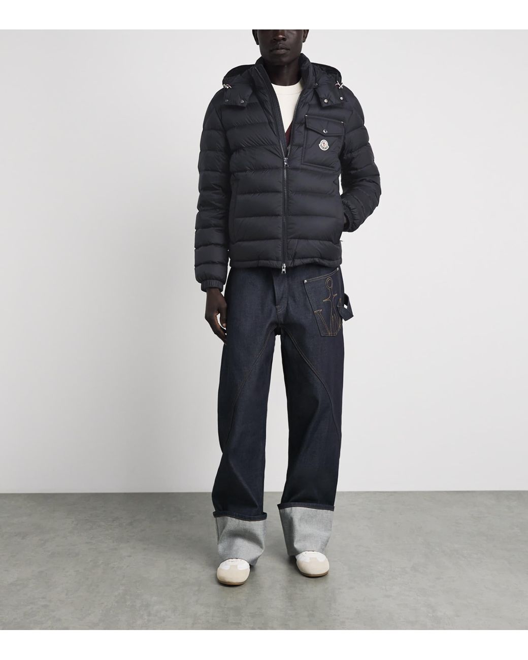 Moncler Black Down Verith Jacket for men