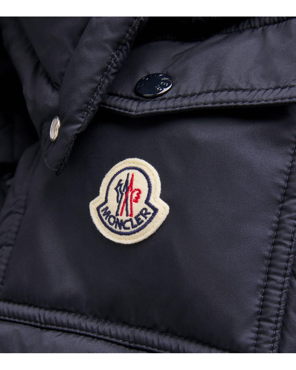 Moncler Blue Down Maya Puffer Jacket for men