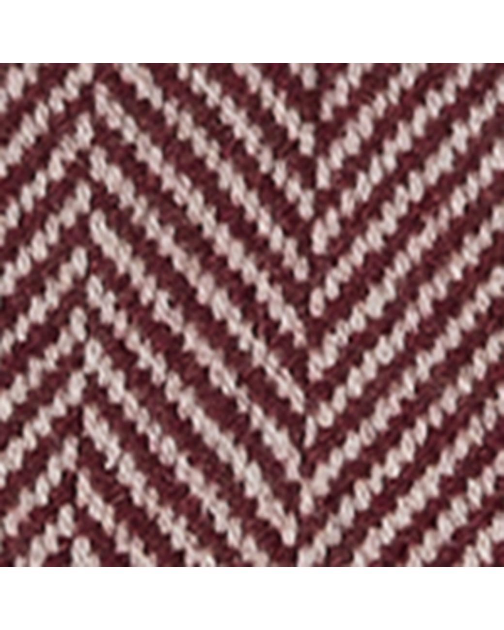 Brunello Cucinelli Purple Cashmere Chevron Scarf for men