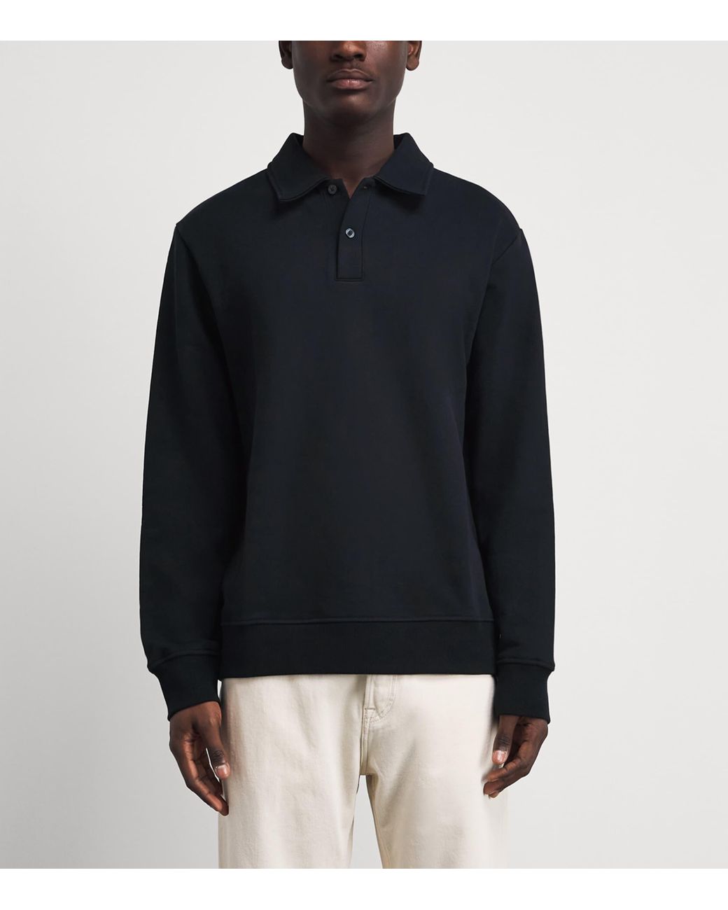 Samsøe & Samsøe Blue Cotton-Blend Samarcel Polo Shirt for men