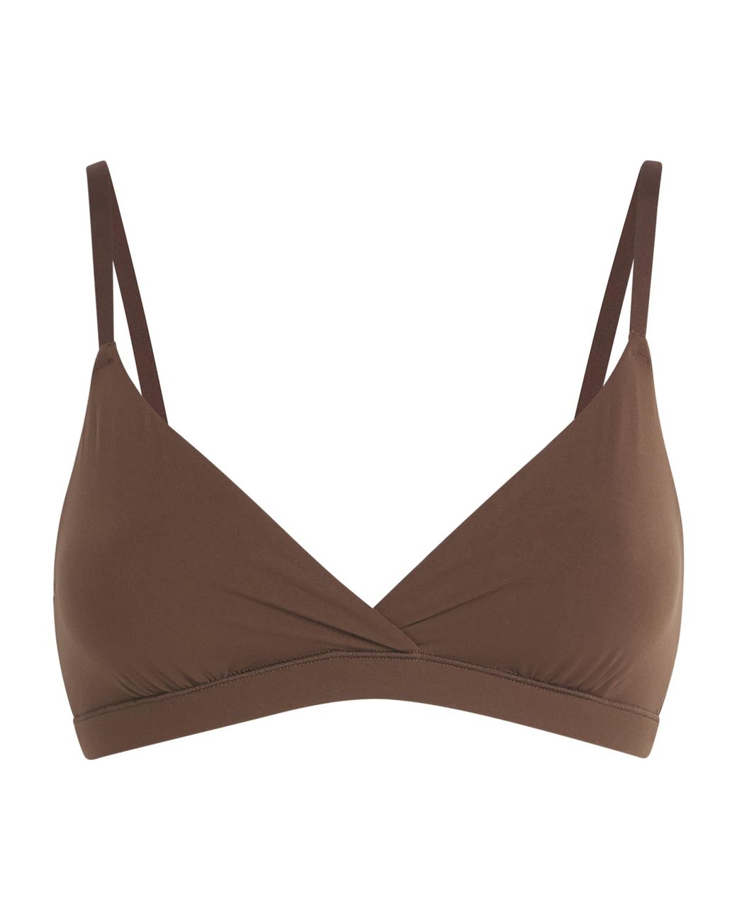 Skims Brown Fits Everybody Triangle Bralette