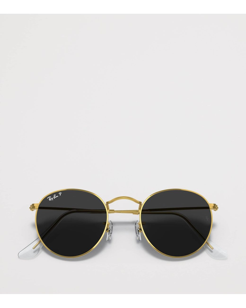 Ray-Ban Brown Rb3447 Round Metal Round Sunglasses for men