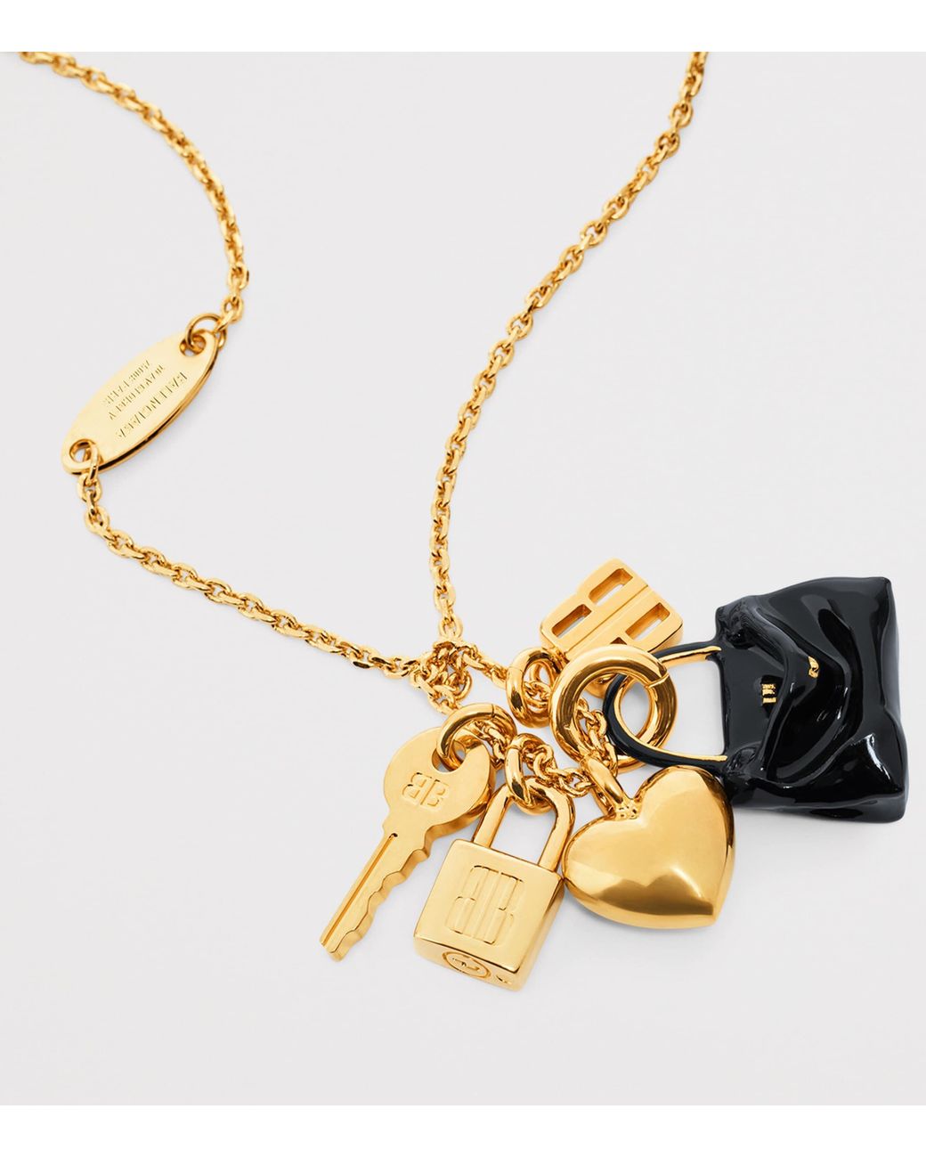 Balenciaga Metallic Carousel Rodeo Collector Necklace