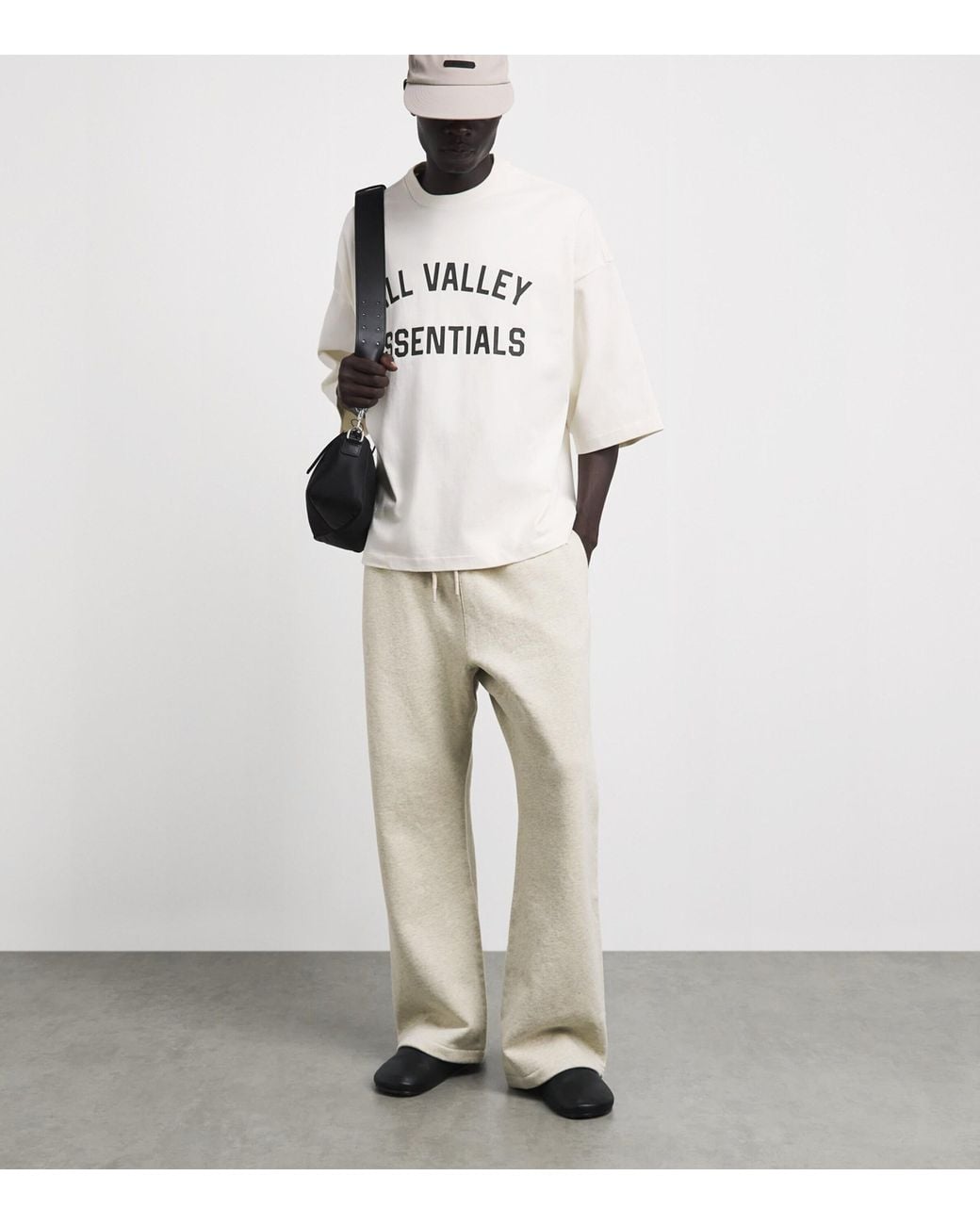 Fear Of God White Cotton Boxy Merch T-Shirt for men