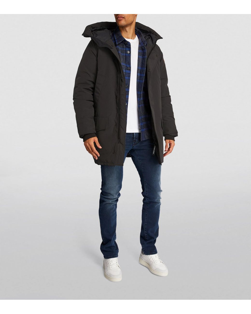 Canada Goose Black Langford Parka Jacket for men