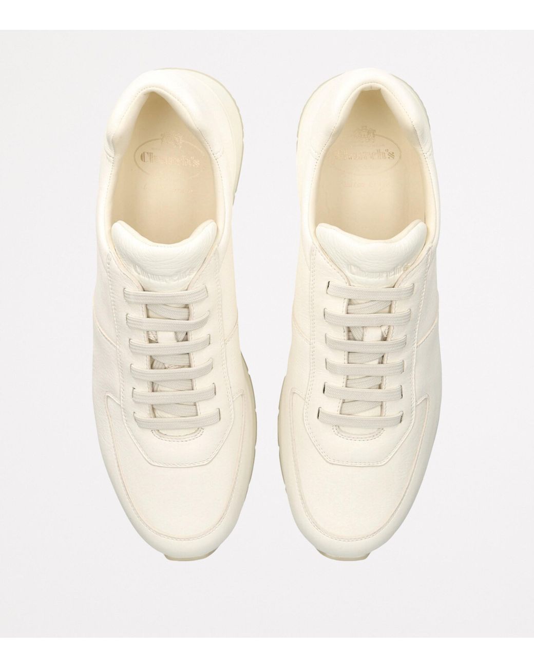 Church's White Leather Livingston Slip-On Sneakers for men