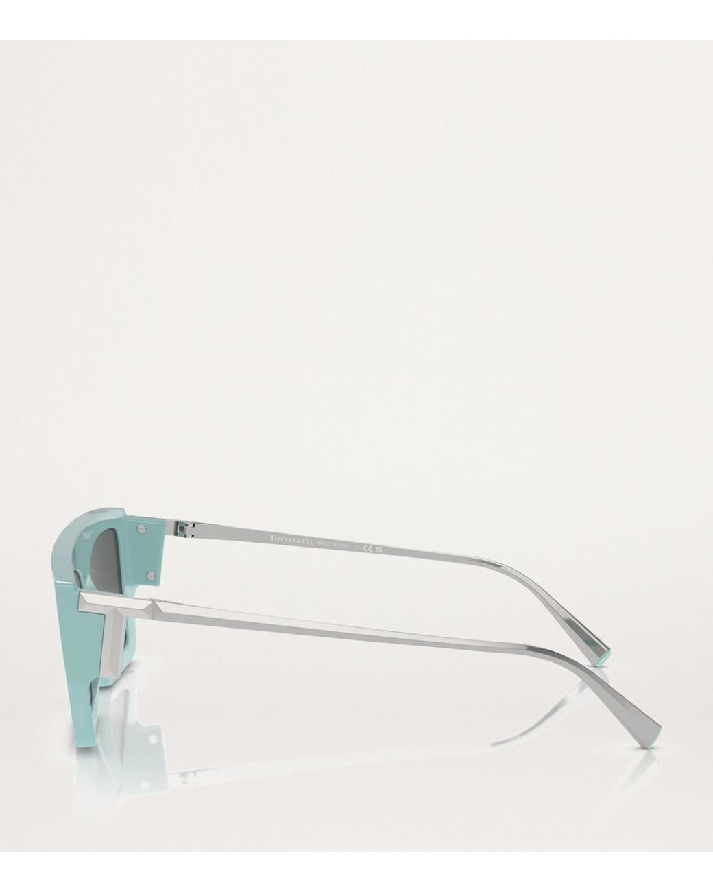 Tiffany & Co Gray Injected Rectangular Sunglasses
