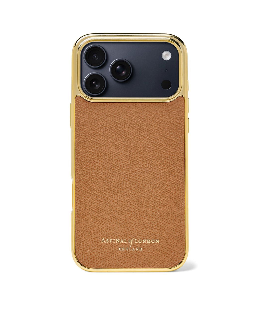 Aspinal Brown Leather Iphone 17 Pro Case
