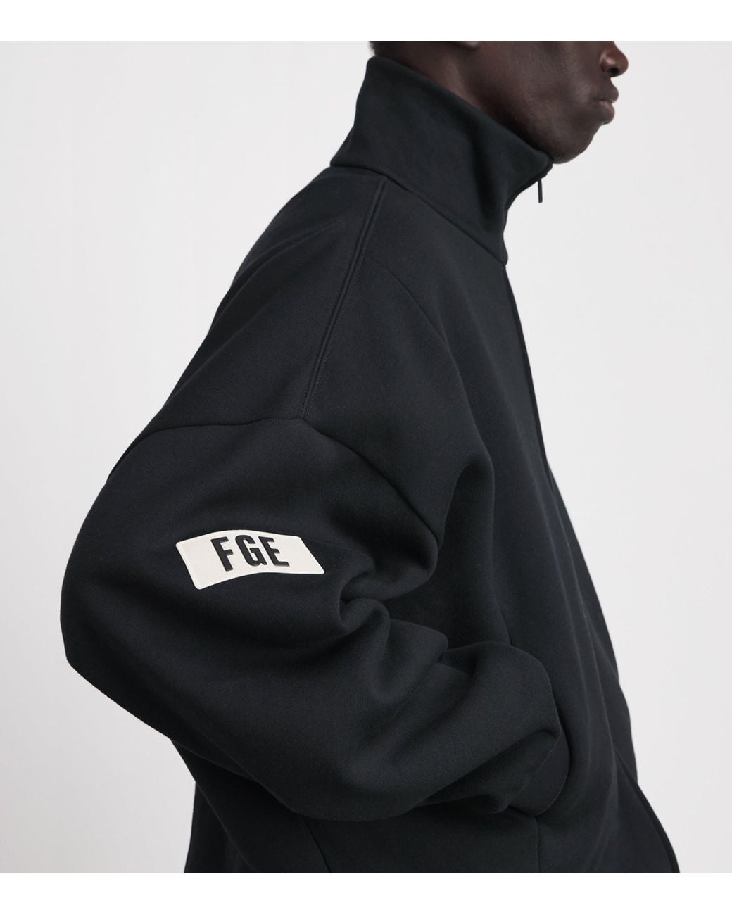 Fear Of God Black Logo Track Jacket for men