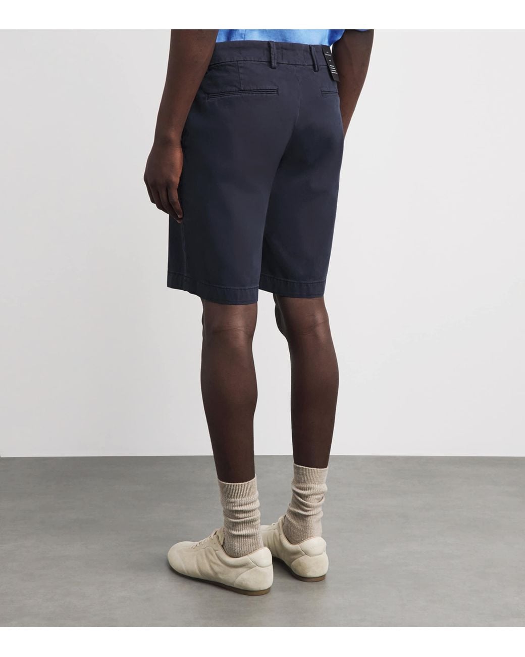 7 For All Mankind Blue Luxe Performance Chino Shorts for men