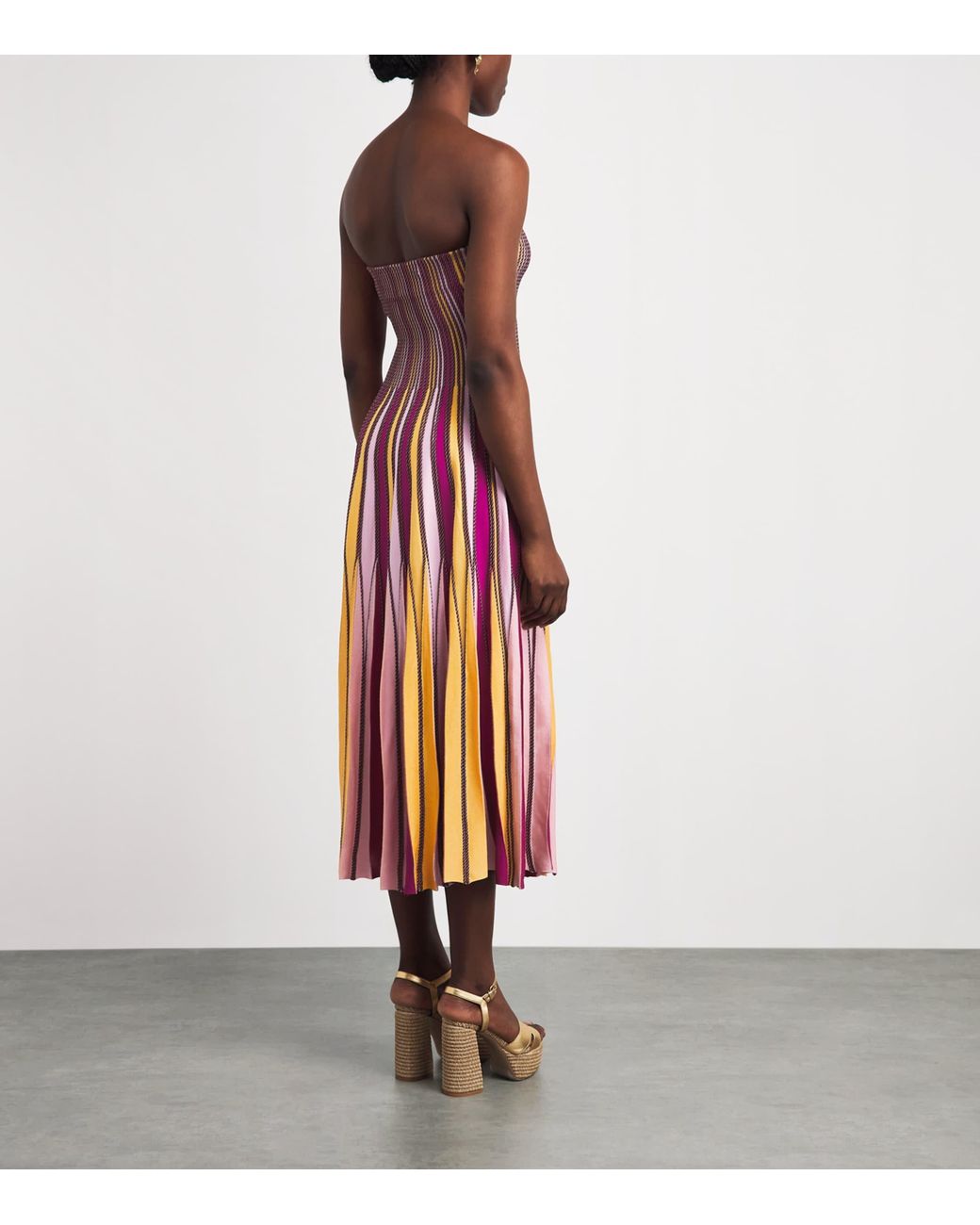 Jonathan Simkhai Red Knitted Soleil Midi Dress