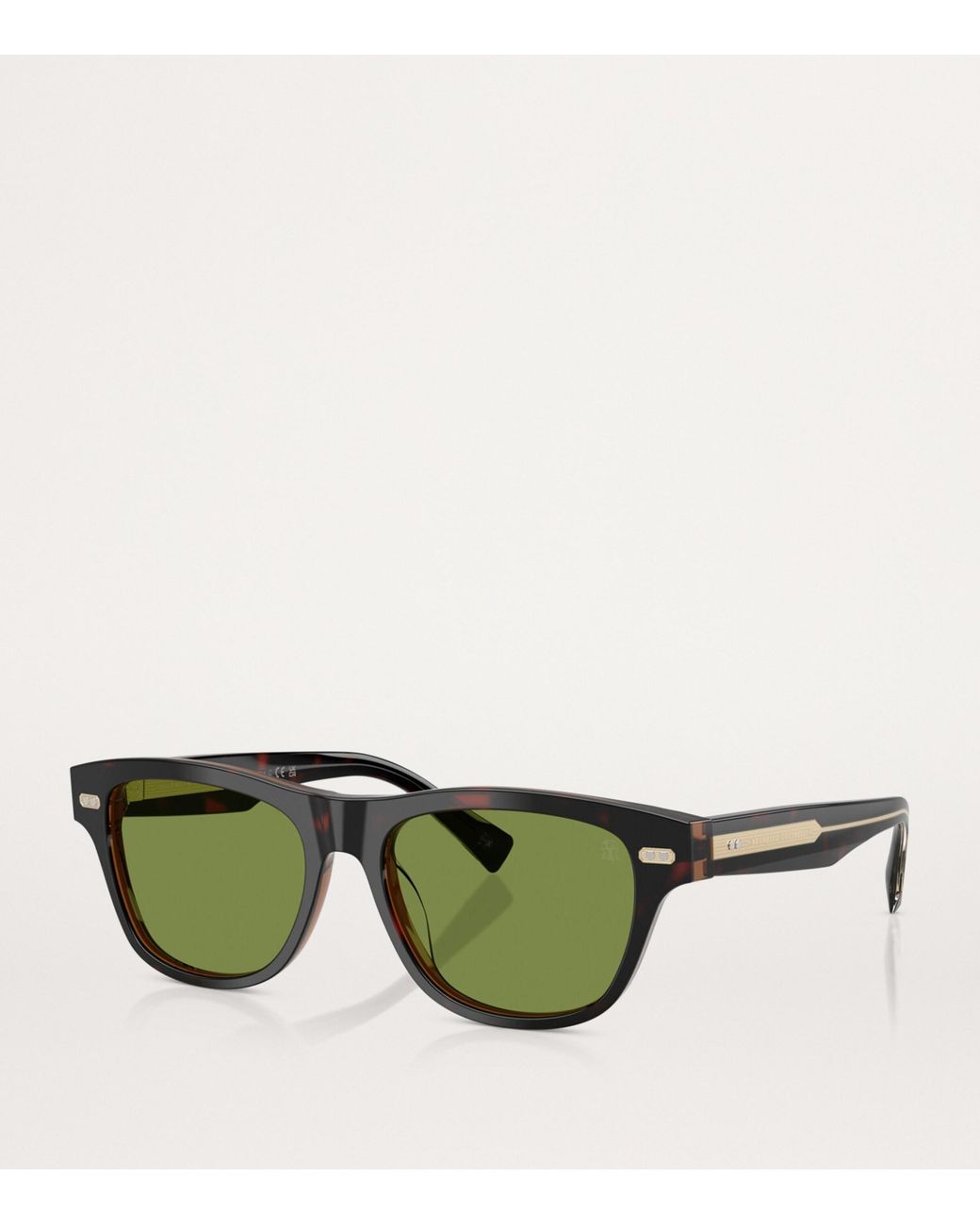 Brunello Cucinelli Green Acetate Sunglasses for men