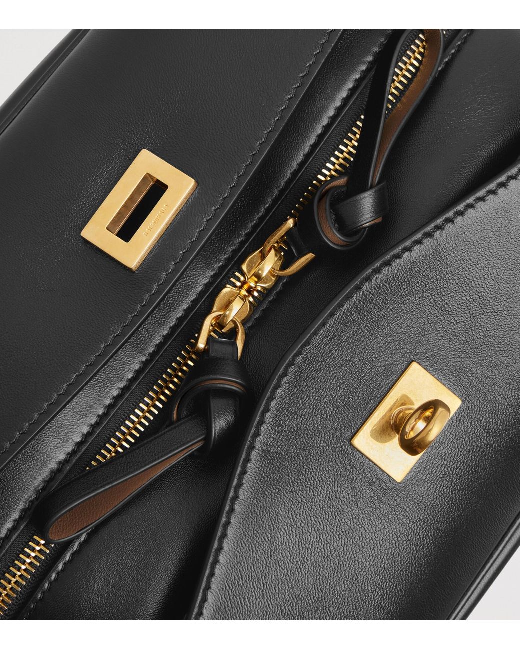 Balenciaga Black Lambskin Le 7 Top-Handle Bag