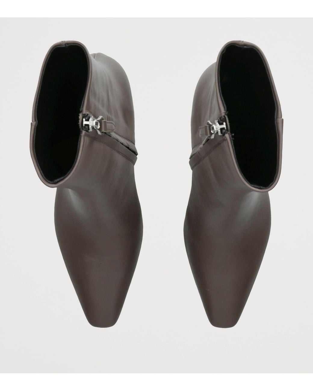 Aeyde Brown Leather Maris Ankle Boots 75
