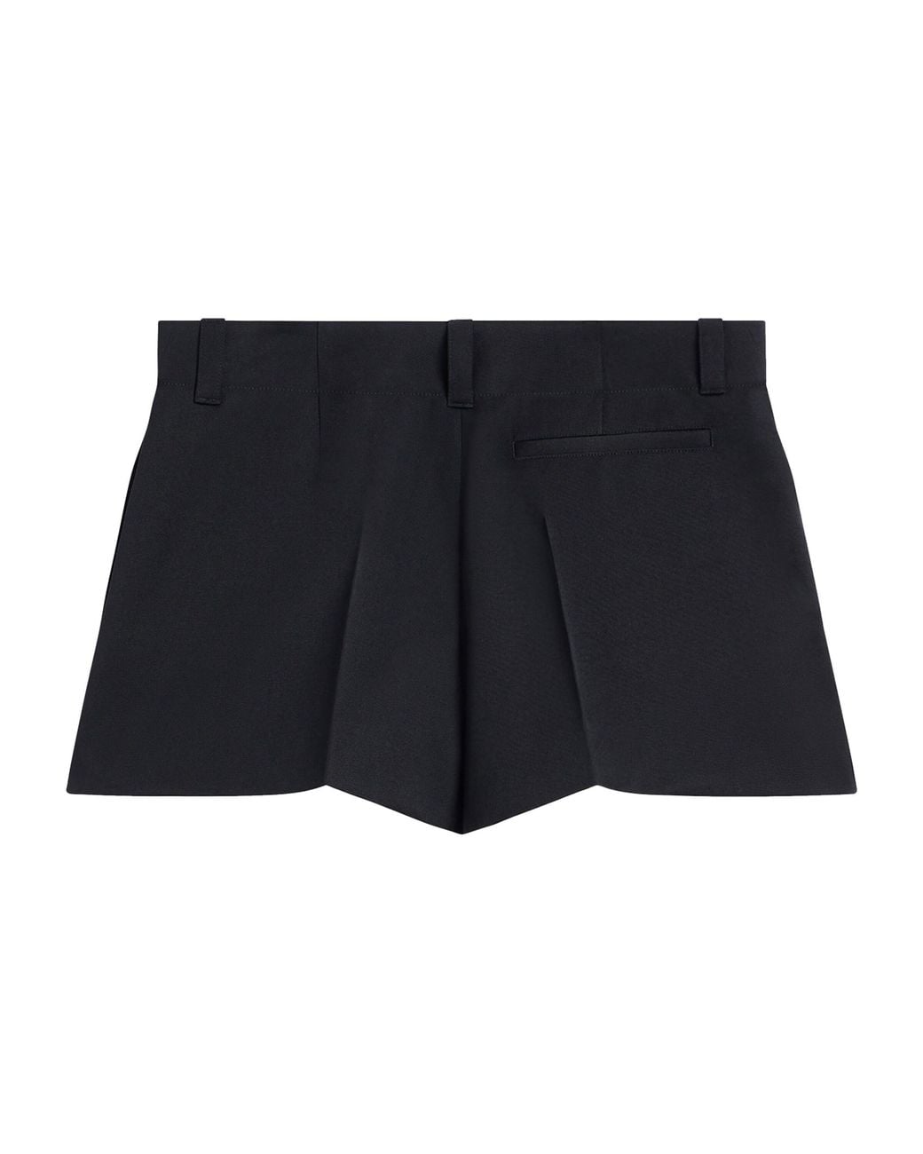 Givenchy Black Wool Pinch Shorts